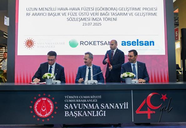 SSB, ASELSAN ve ROKETSAN GÖKBORA geliştirme sözleşmesi imzaladı
