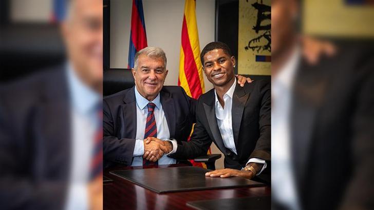 Barcelona, Marcus Rashford'u duyurdu