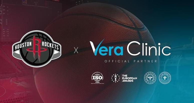 Vera Clinic, Houston Rockets’ın resmi sponsorları arasına katıldığını duyurdu