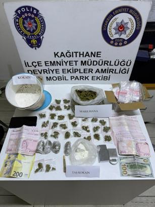 İstanbul - Kağıthane'de uyuşturucu satıcısına suçüstü: 5 milyon liralık kokain ele geçirildi