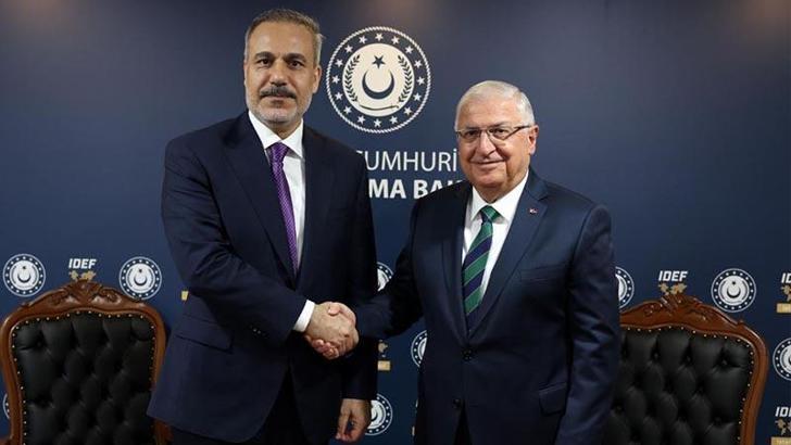 Dışişleri Bakanı Fidan ve Milli Savunma Bakanı Güler baş başa görüştü