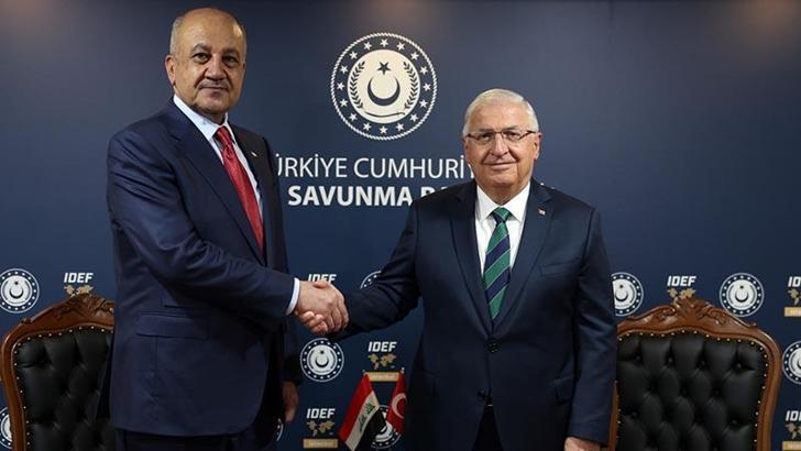 Bakan Güler, Irak Savunma Bakanı Sabit Muhammed Said El-Abbasi ile görüştü