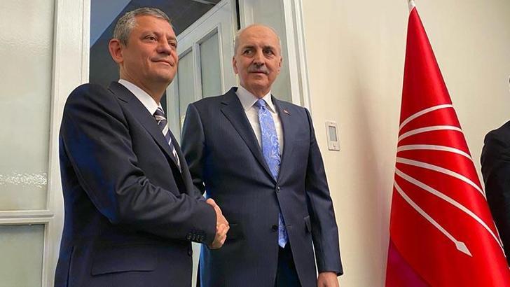 TBMM Başkanı Kurtulmuş, Özel'i ziyaret etti