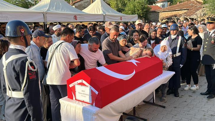 Şehit orman işçisi Kocaman, Eskişehir’de son yolculuğuna uğurlandı