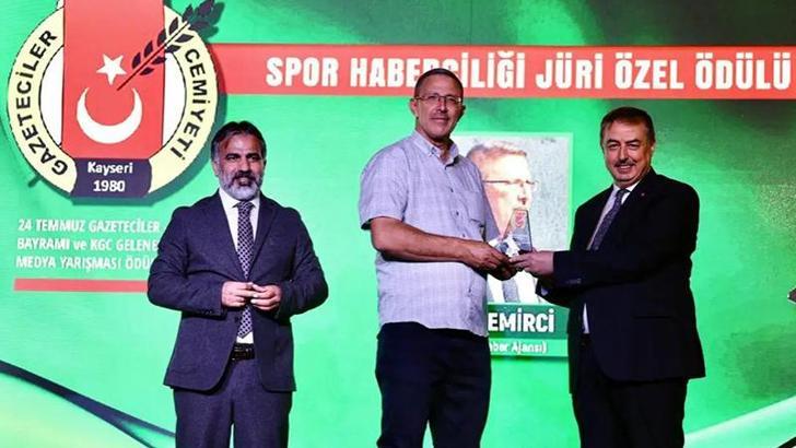 Kayseri Gazeteciler Cemiyeti’nden DHA’ya 3 ödül