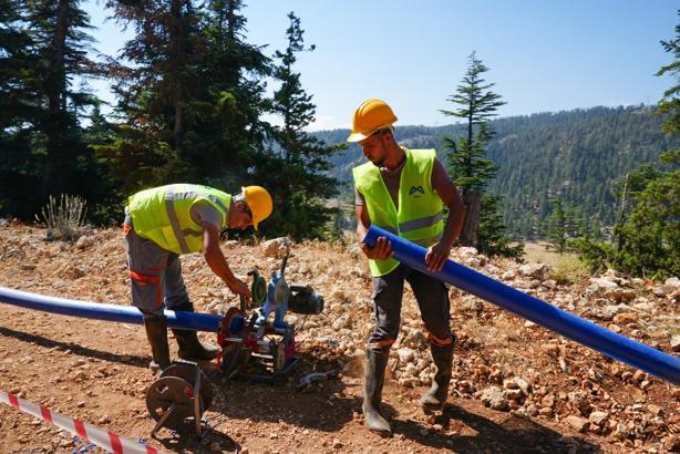 Meski, Anamur’da alternatif su kaynağını devreye aldı