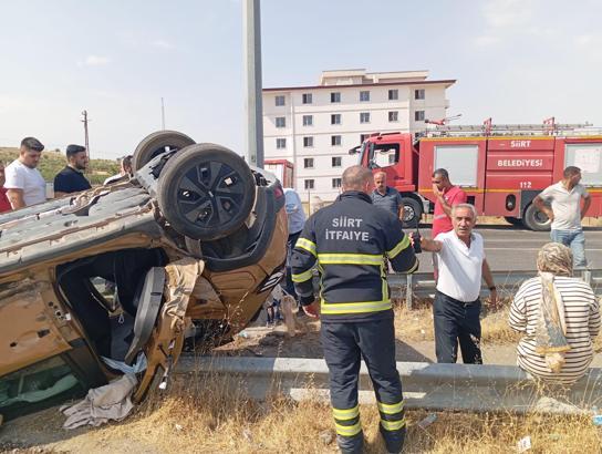 Siirt’te otomobil ile kamyonet çarpıştı: 3 yaralı