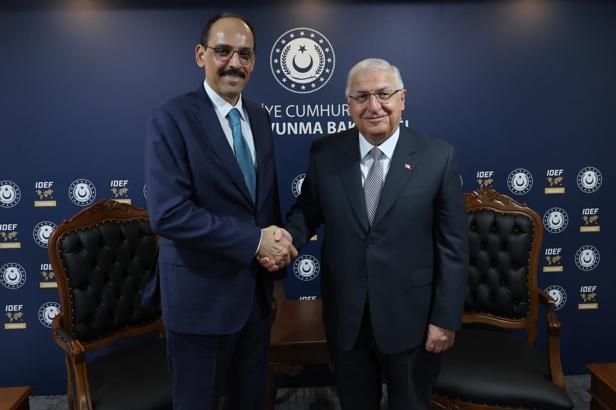 İstanbul - Bakan Güler ile Milli İstihbarat Teşkilatı Başkanı Kalın bir araya geldi