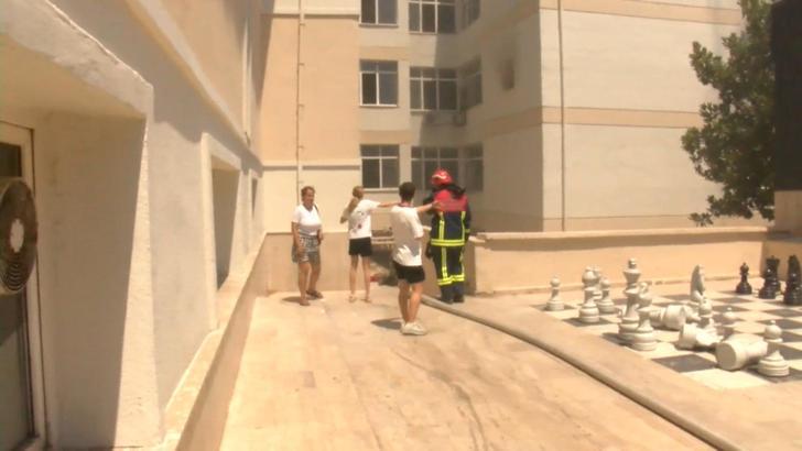 İstanbul - Nişantaşı'nda okulda yangın; 15 öğrenci tahliye edildi