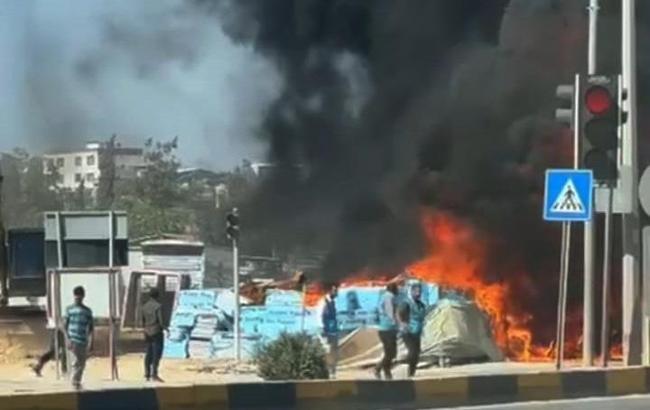 Gaziantep'te inşaat alanında çıkan yangın söndürüldü