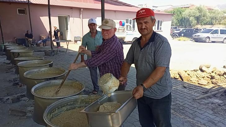 Nazilli'de yağmur duasında 10 bin kişiye keşkek dağıtıldı