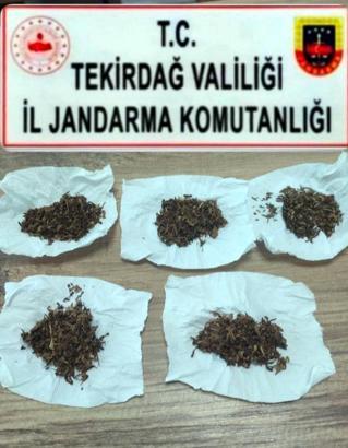 Tekirdağ’da 192 gram uyuşturucu yakalandı