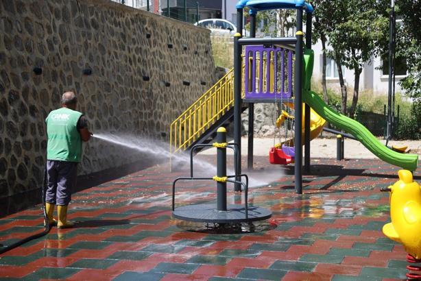 Canik'te temizlik seferberliği