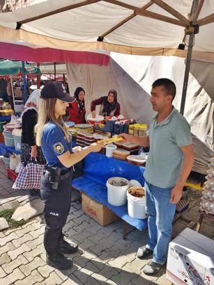 Polisten farkındalık etkinliği