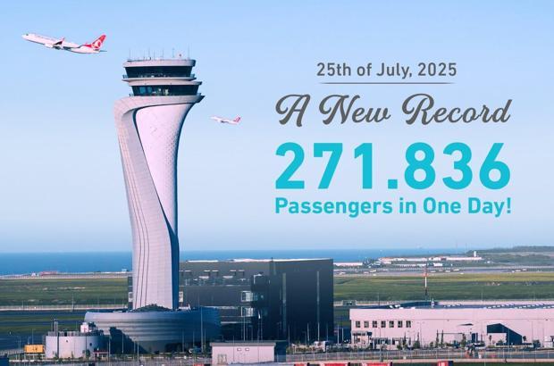 İstanbul Havalimanı yolcu rekoru kırdı