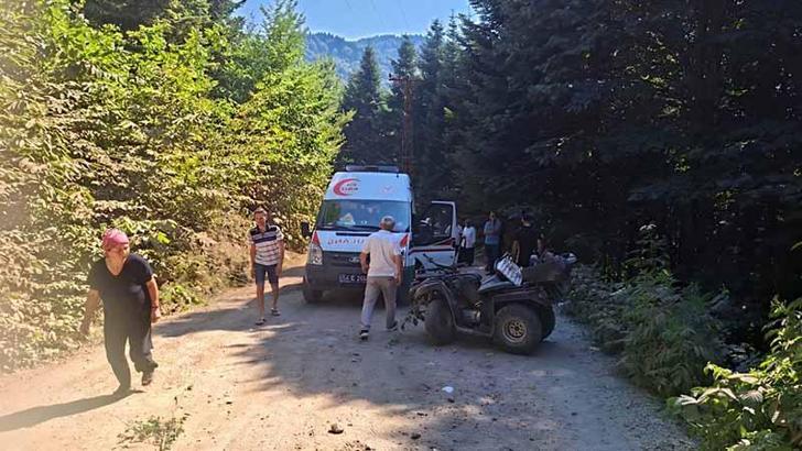Sakarya'da, takla atan ATV'nin sürücüsü öldü
