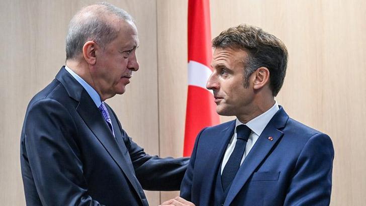 Macron, Cumhurbaşkanı Erdoğan ile Gazze’deki durum hakkında görüştüğünü söyledi