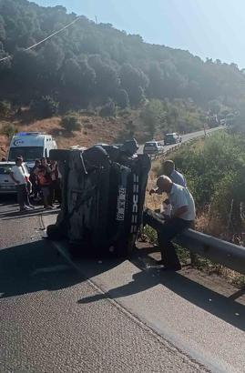 Isparta'da kaza: 5 yaralı