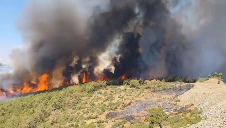 Bursa Orhaneli’de alevler yeniden canlandı (2)