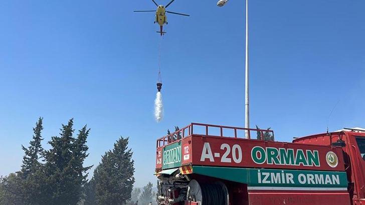 İzmir'de orman yangını kontrol altına alındı