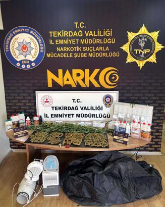 Tekirdağ’da uyuşturucu operasyonu: 2 gözaltı