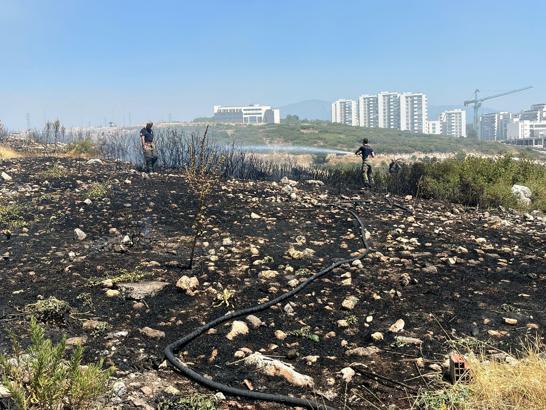 İzmir'de orman yangını kontrol altına alındı (2)