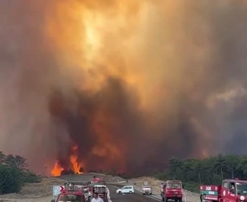 Bursa Orhaneli’de alevler yeniden canlandı (4)