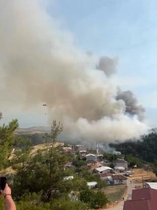 Bursa’daki yangın bölgesi dronla görüntülendi (11)