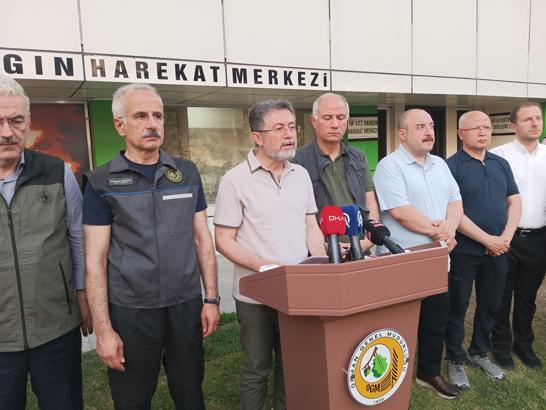 Bursa’daki yangın bölgesi dronla görüntülendi (14)