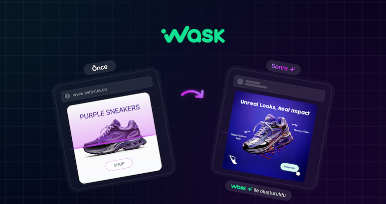 Wask, dijital reklam bütçelerinin verimliliğini artırmayı hedefleyen AI Ad Creative ürününü duyurdu