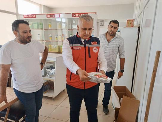 Hatay’da zirai ilaç bayileri denetlendi