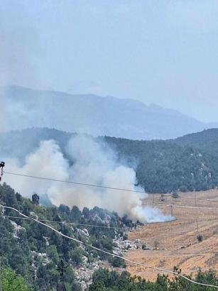 Kahramanmaraş’taki orman yangını 3’üncü gününde (2)