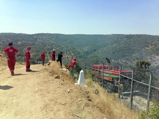 Bulgaristan’da çıkıp Türkiye sınırına ulaşan orman yangını, kontrol altına alındı