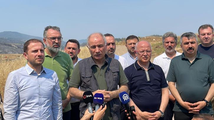 Efkan Ala: Kestel-Gürsu bölgesinde yangın büyük oranda kontrol altında