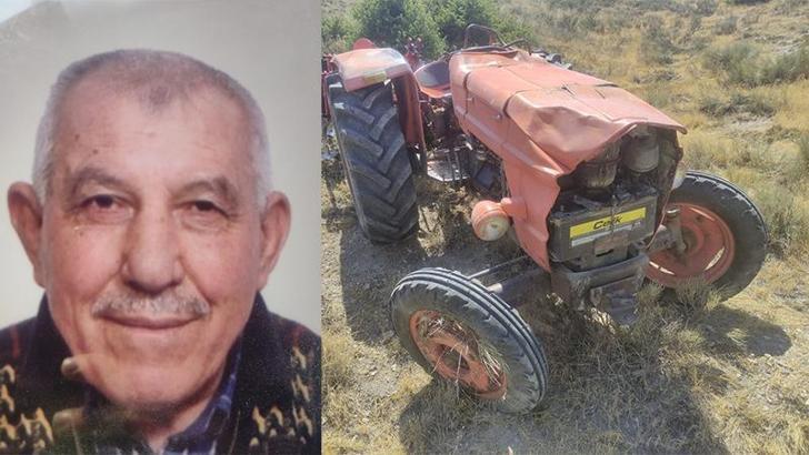 Ankara'da, devrilen traktörün sürücüsü öldü