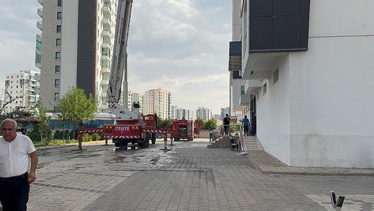 Baca yangını sırasında binada bulunan 15 kişi tahliye edildi