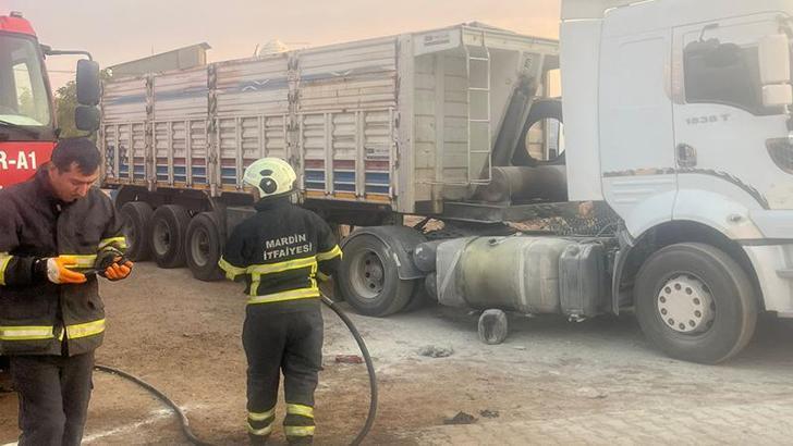 Mardin'de TIR'ın yakıt deposu patladı: 7 yaralı
