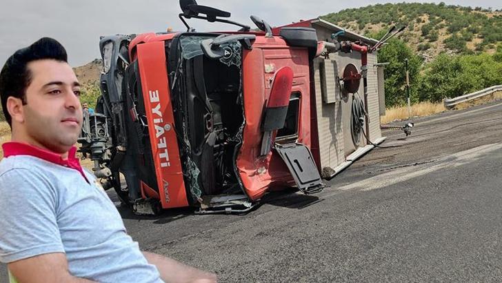 Yangına giderken kazada yaralanan itfaiye eri kurtarılamadı