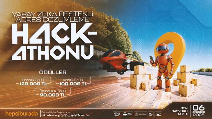 Hepsiburada’nın TEKNOFEST 'Yapay Zeka Destekli Adres Çözümleme Hackathonu' için başvurular başladı