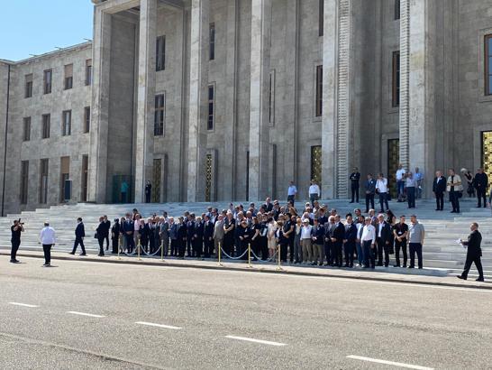 Cumhuriyet Senatosu üyesi Somuncu için TBMM'de tören