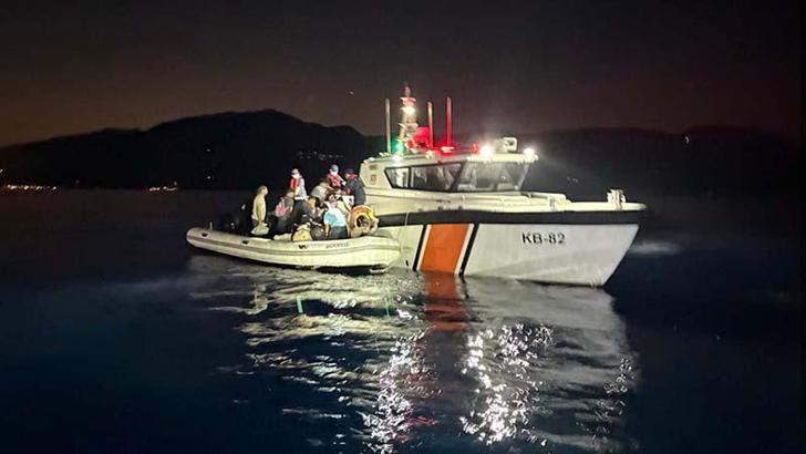 Fethiye'de 33 kaçak göçmen ve 1 organizatör şüphelisi yakalandı