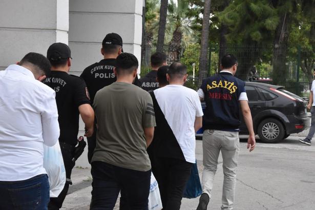 Mersin’de suç örgütü operasyonu: 18 gözaltı