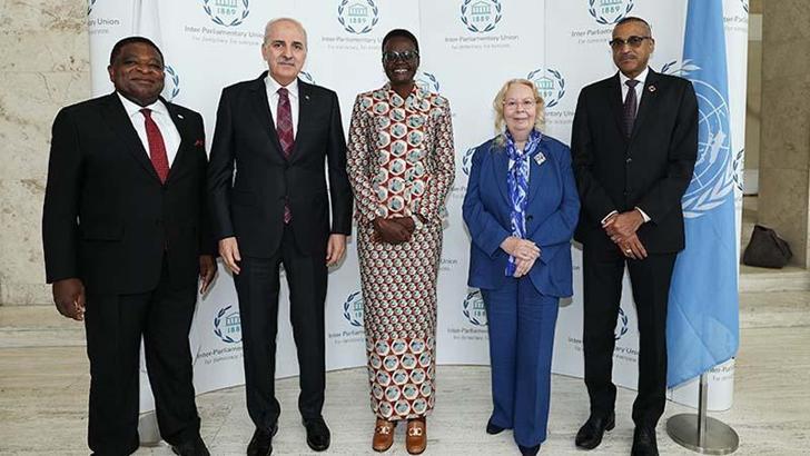 TBMM Başkanı Kurtulmuş’un katılımıyla 6’ncı Dünya Parlamento Başkanları Konferansı Cenevre’de başladı