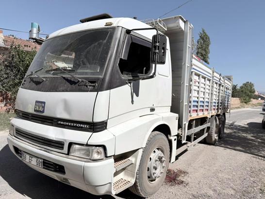 Afyonkarahisar’da kamyonun çarptığı Maşallah, öldü