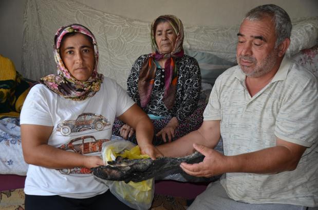 Evlerinde çıkan yangında 90 bin lira birikimleri de yandı