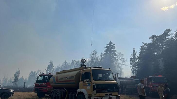 Çankırı'daki orman yangını kontrol altında