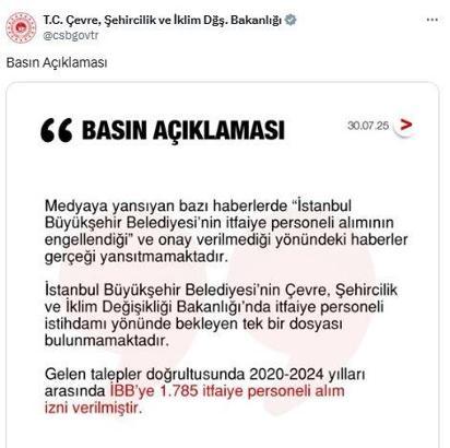 'İBB'nin itfaiye istihdamı yönünde bekleyen tek bir dosyası yok'