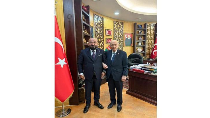 İş insanı Tahsin Çimen, Devlet Bahçeli'yi ziyaret etti