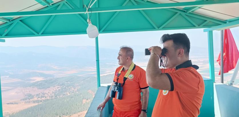 Gaziantep'te ormanlar 24 saat gözetleniyor