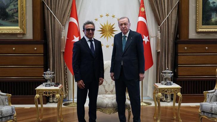 Cumhurbaşkanı Erdoğan, iş insanı Ulukaya'yı kabul etti